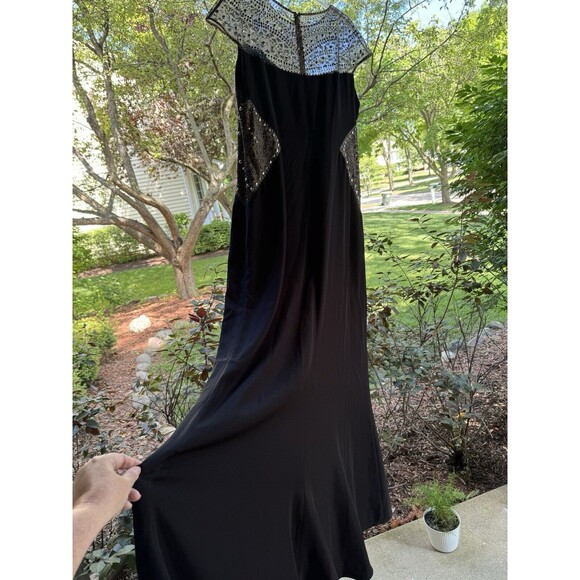 NWT Tadashi Shoji Maxi Dress Sleeveless Studded‎ Formal Column Women's Size 18 - Picture 1 of 16